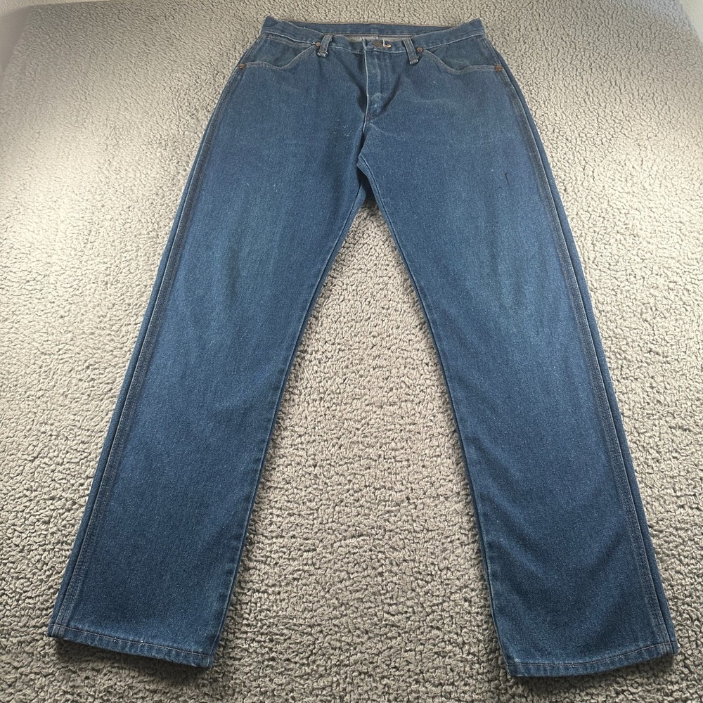 Vintage Maverick Jeans Mens 32(Fits‎ 30) Straight Leg Blue Denim Western 80's